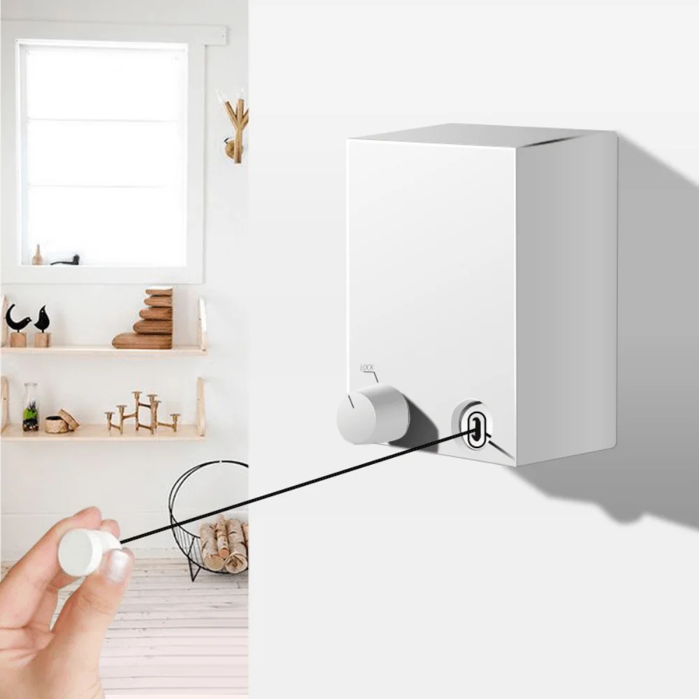 1pc Punch-Free Retractable Clothesline Hotel Wall Hanging Clothes Drying Rack Indoor Steel Wire Invisible Organiser Laundry Hang
1pc Punch-Free Retractable Clothesline Hotel Wall Hanging Clothes Drying Rack Indoor Steel Wire Invisible Organiser Laundry Hang