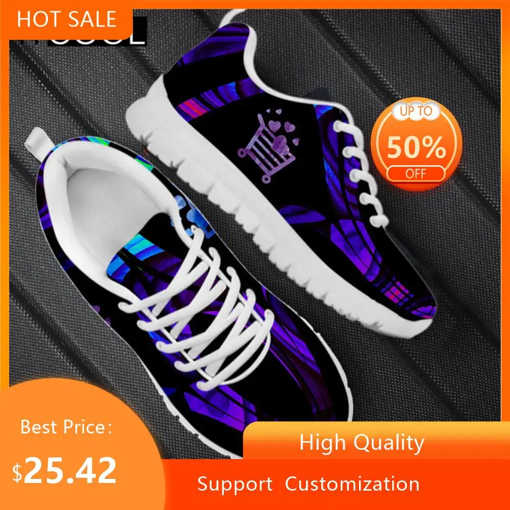 HYCOOL Brand Designs Women Sports Shoes For Running Shopping Cart Pattern Print Mesh Up Female Fitness Outdoor Walking Shoes
HYCOOL Brand Designs Women Sports Shoes For Running Shopping Cart Pattern Print Mesh Up Female Fitness Outdoor Walking Shoes