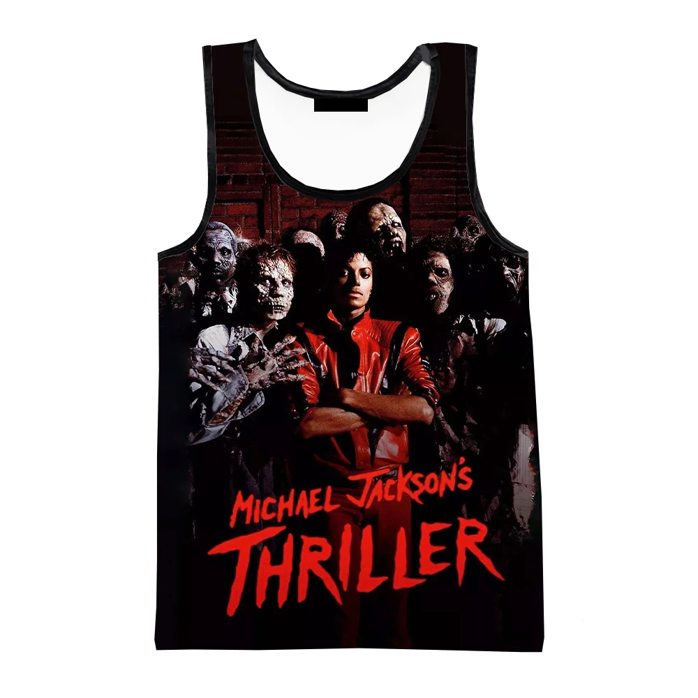 New 2023 Casual Michael Jackson 3D Print Tank Tops Men Summer Tops Hip Hop Streetwear Oversized Sleeveless Shirts Men's Clothing 
New 2023 Casual Michael Jackson 3D Print Tank Tops Men Summer Tops Hip Hop Streetwear Oversized Sleeveless Shirts Men's Clothing