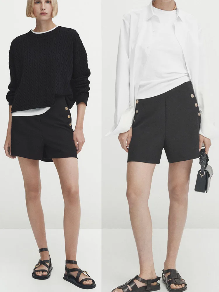 MD2023 осенний Новый стиль Xiaoxiang повседневные деловые женские шорты OL с золотой текстурой и пуговицами женская одежда
MD2023 осенний Новый стиль Xiaoxiang повседневные деловые женские шорты OL с золотой текстурой и пуговицами женская одежда