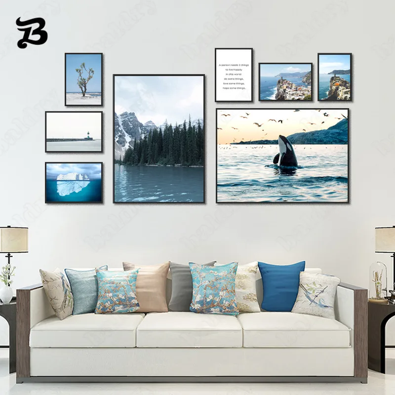 Modern Landscape Canvas Painting Wall Art Mountain Forest Ocean Scenery Wall Pictures Canvas Posters Prints Home Wall Decoration
Modern Landscape Canvas Painting Wall Art Mountain Forest Ocean Scenery Wall Pictures Canvas Posters Prints Home Wall Decoration