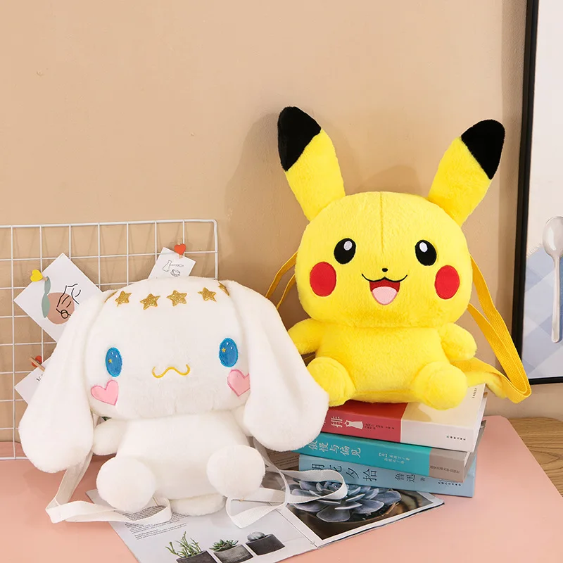 Плюшевый рюкзак для женщин, 30 см, милая школьная сумка Hello Kitty Cinnamoroll для девочек, мультяшная кукла куроми, детские игрушки для подарка на день рождения
Плюшевый рюкзак для женщин, 30 см, милая школьная сумка Hello Kitty Cinnamoroll для девочек, мультяшная кукла куроми, детские игрушки для подарка на день рождения
