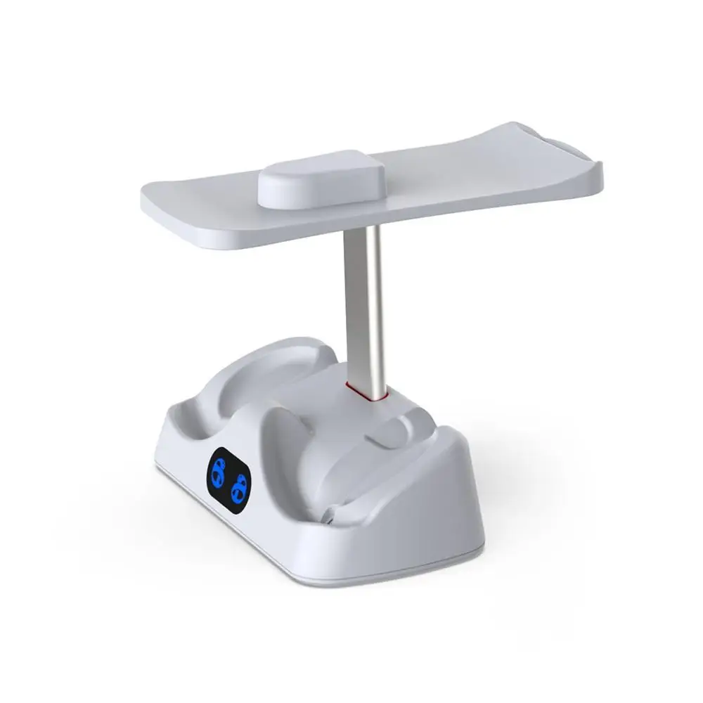 For PS VR2 Dual Controller Magnetic Charging Base With Indicator Light Charging Dock With RGB Light VR Headset Display Stand
For PS VR2 Dual Controller Magnetic Charging Base With Indicator Light Charging Dock With RGB Light VR Headset Display Stand
