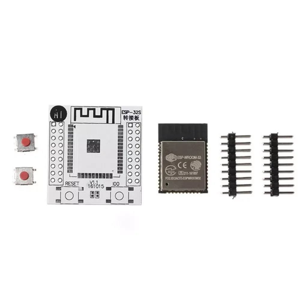 Practical ESP-WROOM-32 Wifi IoT Wlan BLE Module + ESP-32S ESP32 Adapter Board 2.54mm Pitch ESP-32S ESP32 Adapter Board
Practical ESP-WROOM-32 Wifi IoT Wlan BLE Module + ESP-32S ESP32 Adapter Board 2.54mm Pitch ESP-32S ESP32 Adapter Board