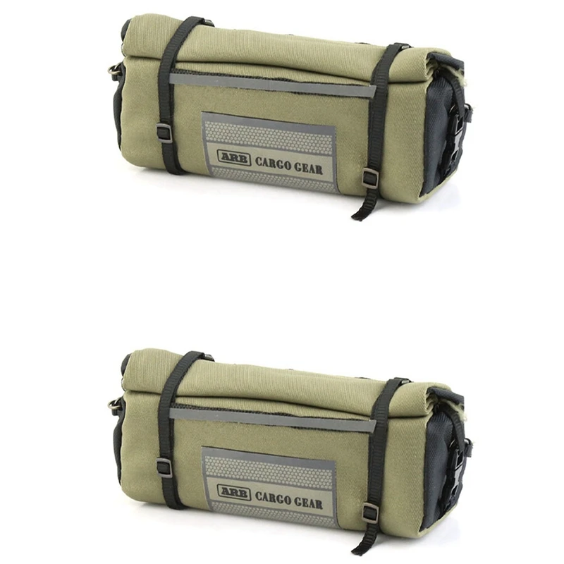 2X Waterproof Bag Storage Bag Roof Bag Luggage Bag Camp Equipment For 1/10 RC Crawler Car AXIAL SCX10 TRAXXAS TRX4,Green
2X Waterproof Bag Storage Bag Roof Bag Luggage Bag Camp Equipment For 1/10 RC Crawler Car AXIAL SCX10 TRAXXAS TRX4,Green
