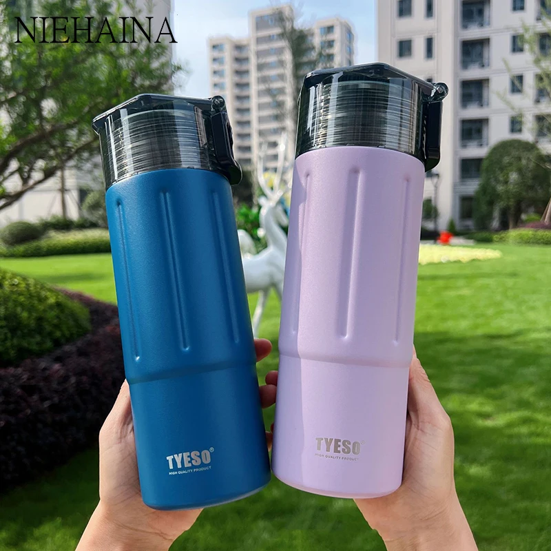 Thermos Thermos 304 Stainless Steel Sports Car Tyeso Thermal Cup Spray Water Bottle Keeps Cold Outdoor Cycling Thermos Bottle
Thermos Thermos 304 Stainless Steel Sports Car Tyeso Thermal Cup Spray Water Bottle Keeps Cold Outdoor Cycling Thermos Bottle