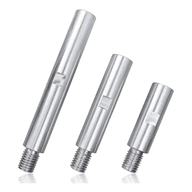 3Pcs Angle Grinder Extension Connecting Rods Set 5/8In-11 Thread Backing Pad Plate Extension Silver For Polisher-3In/4In/5.5In
3Pcs Angle Grinder Extension Connecting Rods Set 5/8In-11 Thread Backing Pad Plate Extension Silver For Polisher-3In/4In/5.5In