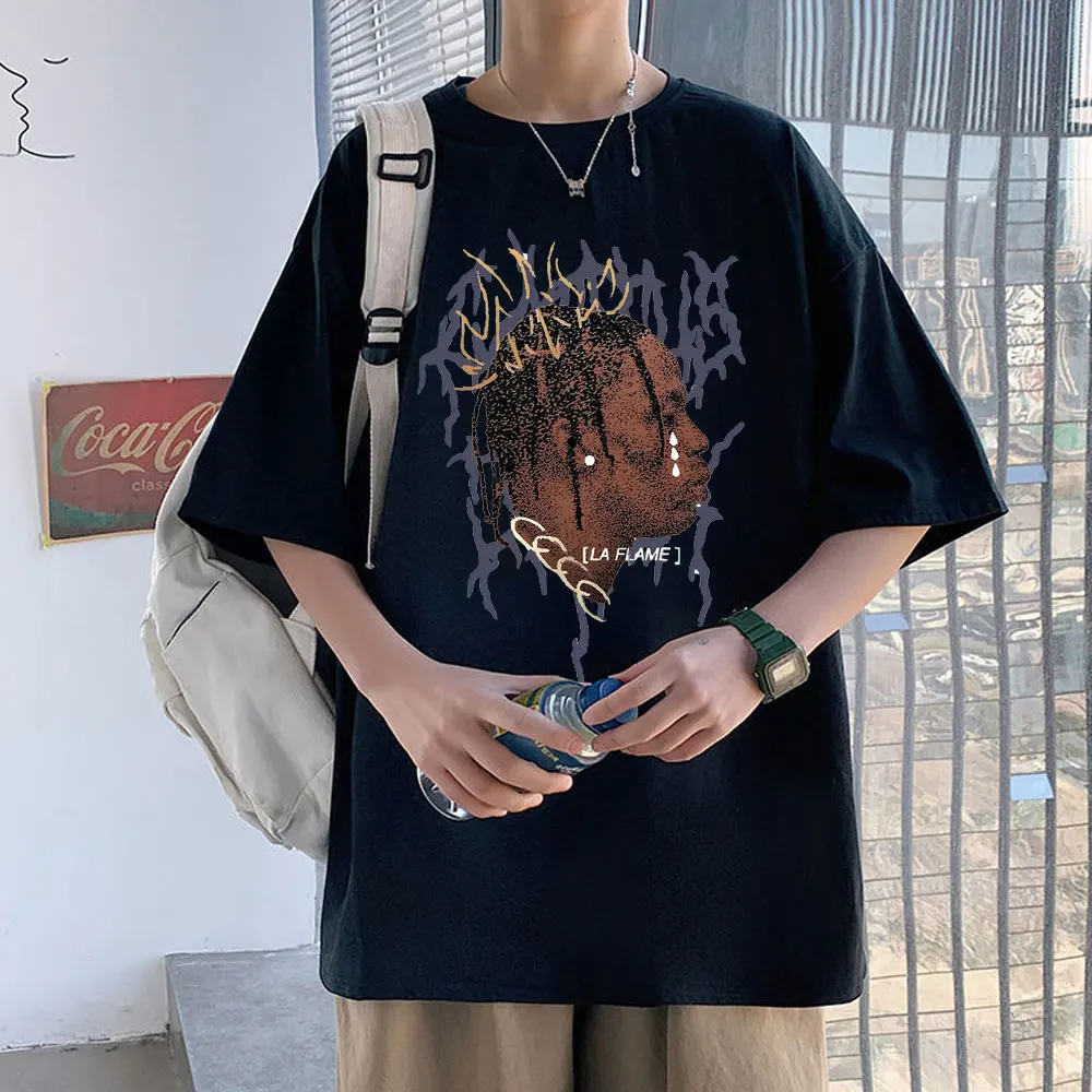 Cactus Jack Lightning Portrait Graphic Print T Shirt Summer Mens Short Sleeve Hip Hop Men Women Travis Scott Tshirt Casual Tees
Cactus Jack Lightning Portrait Graphic Print T Shirt Summer Mens Short Sleeve Hip Hop Men Women Travis Scott Tshirt Casual Tees