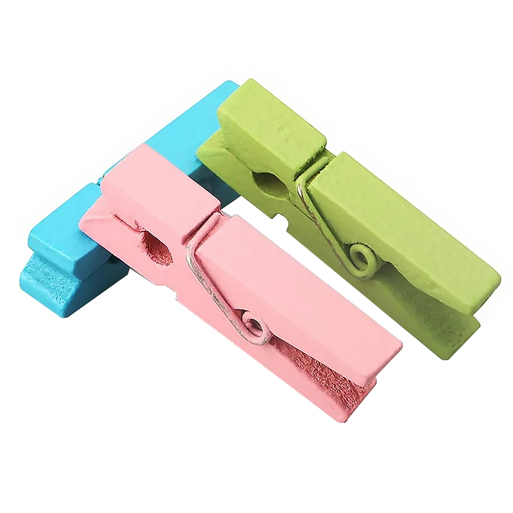 100pcs Sealed Wooden Clip Photo DIY Hanging Clip Craft Photo Clip Food Storage Clip Yellow Thin Thread Twine Decoration Supplies
100pcs Sealed Wooden Clip Photo DIY Hanging Clip Craft Photo Clip Food Storage Clip Yellow Thin Thread Twine Decoration Supplies