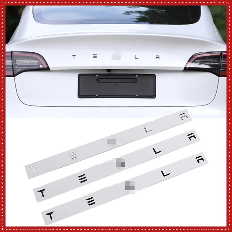 For Tesla 3 Y S X Car Back Trunk Logo Replacement Letters Sticker Replace English alphabet Emblem Stickers
For Tesla 3 Y S X Car Back Trunk Logo Replacement Letters Sticker Replace English alphabet Emblem Stickers