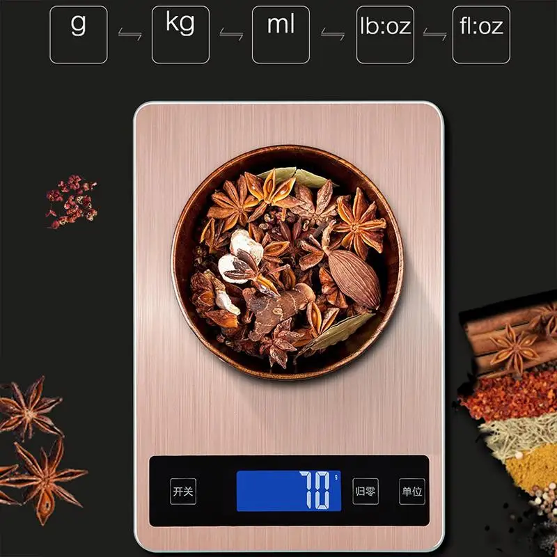 USB Rechargeable Electronic Scale with Led Display Gram Food Scales Waterproof Balance Measuring Smart Weighing Baking Tools
USB Rechargeable Electronic Scale with Led Display Gram Food Scales Waterproof Balance Measuring Smart Weighing Baking Tools