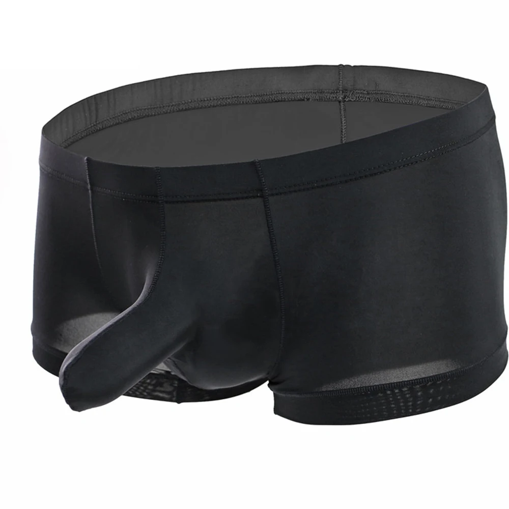 Elephant Nose Underwear for Men Men's Ice Silk Thin Boxer Shorts Trunks Lingerie Seamless Underwear Panties U Convex Pouch Boxer
Elephant Nose Underwear for Men Men's Ice Silk Thin Boxer Shorts Trunks Lingerie Seamless Underwear Panties U Convex Pouch Boxer