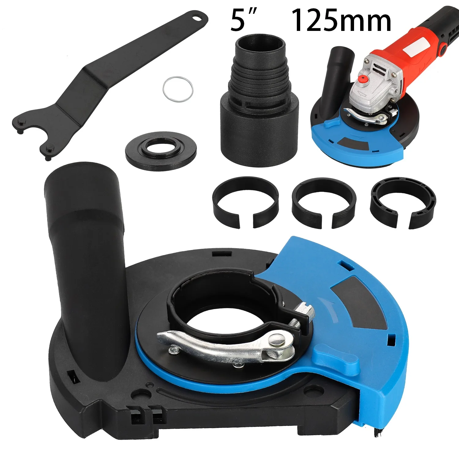 5 Inch 125mm Angle Grinder Dust Shroud Grinding Wheel Protector Cover For 38-50mm Grinding Machine Power Tools Accessories
5 Inch 125mm Angle Grinder Dust Shroud Grinding Wheel Protector Cover For 38-50mm Grinding Machine Power Tools Accessories