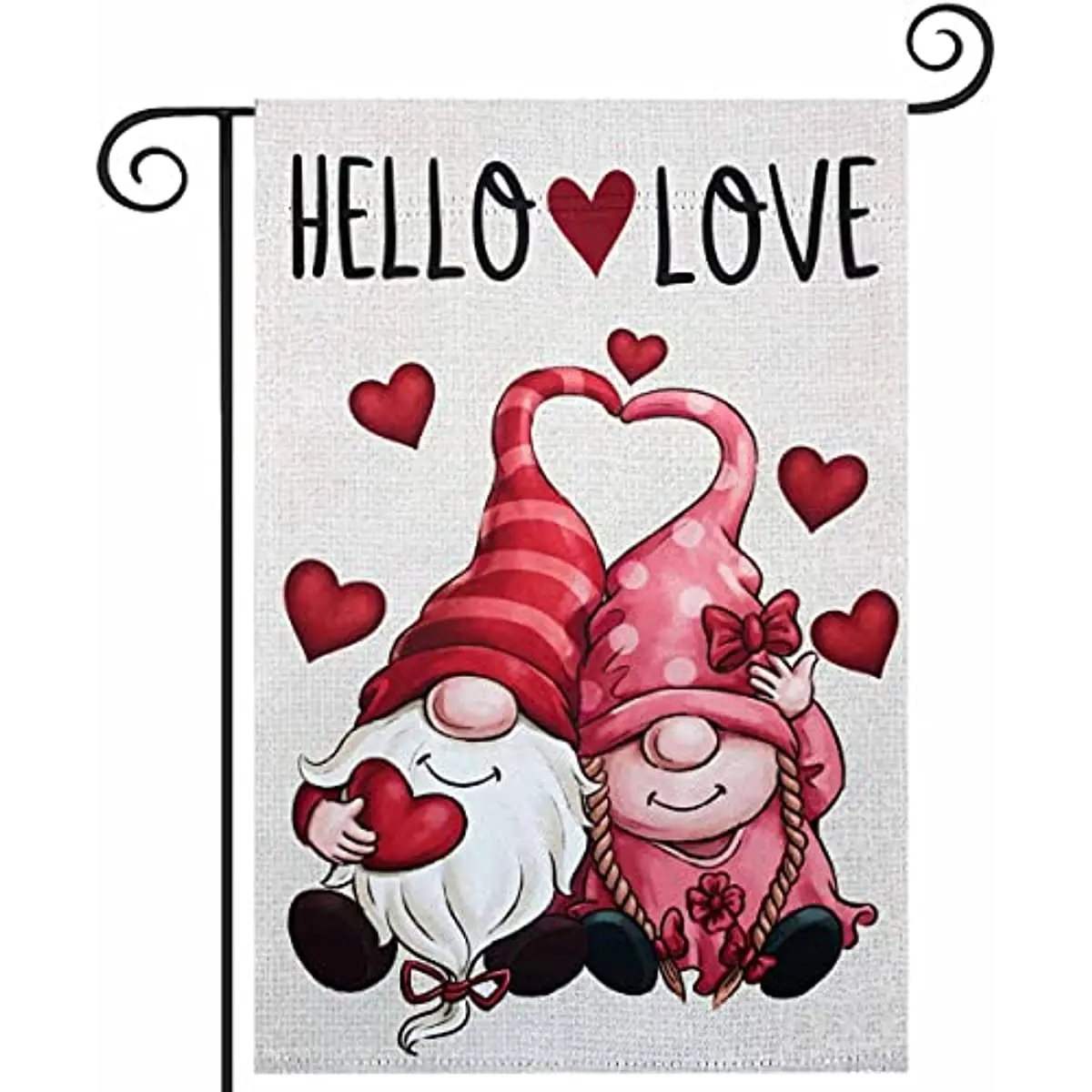 Hello Valentines Day Garden Flag Hogardeck 12x18 Inch Vertical Double Sided Gnome Yard Flag Farmhouse Rustic Outdoor Decor
Hello Valentines Day Garden Flag Hogardeck 12x18 Inch Vertical Double Sided Gnome Yard Flag Farmhouse Rustic Outdoor Decor