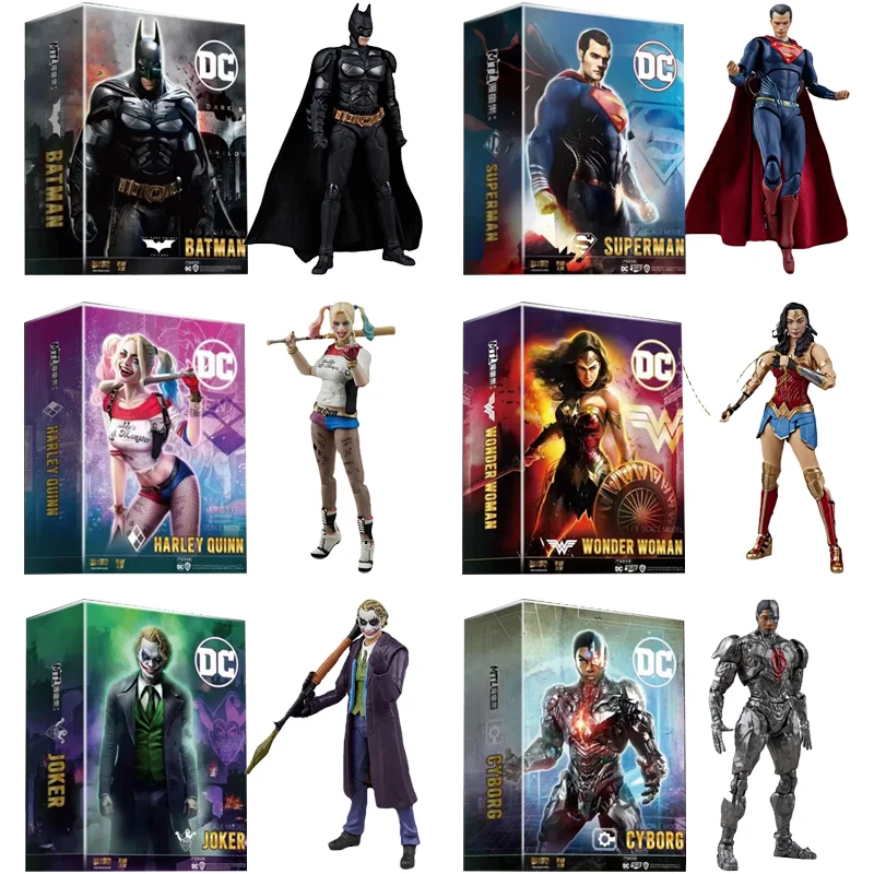 Fondjoy Original DC Movie Batman Joker Wonder Woman Superman Cyborg Harley Quinn 1/9 Articulated Figure Model Movable Toys
Fondjoy Original DC Movie Batman Joker Wonder Woman Superman Cyborg Harley Quinn 1/9 Articulated Figure Model Movable Toys