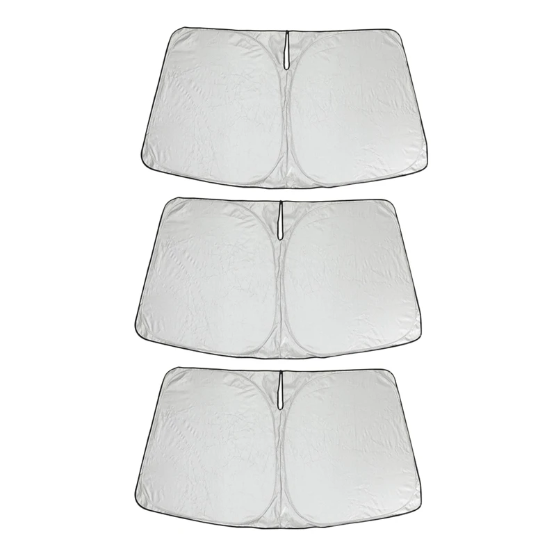 3X Car Windshield Sun Shade Blocks UV Rays Sun Visor Protector Foldable Sunshade For Tesla Model 3 2017-2022
3X Car Windshield Sun Shade Blocks UV Rays Sun Visor Protector Foldable Sunshade For Tesla Model 3 2017-2022