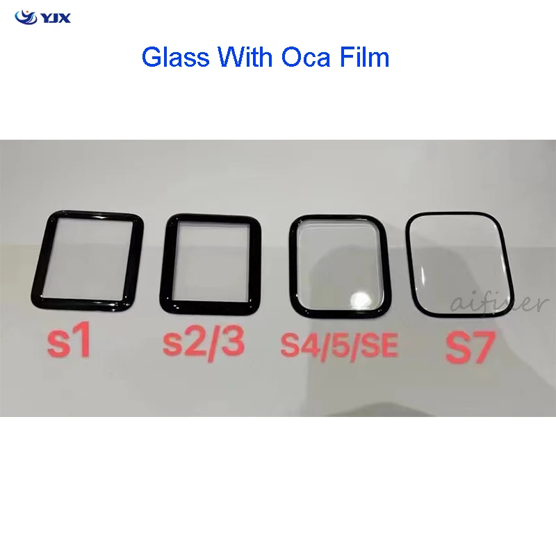 10pcs Glass+OCA for Apple Watch S1 S2 S3 S4 S5 S6 S7 38mm 40mm 42mm 44mm Touch Screen Glass Panel Cover Replacement Parts
10pcs Glass+OCA for Apple Watch S1 S2 S3 S4 S5 S6 S7 38mm 40mm 42mm 44mm Touch Screen Glass Panel Cover Replacement Parts