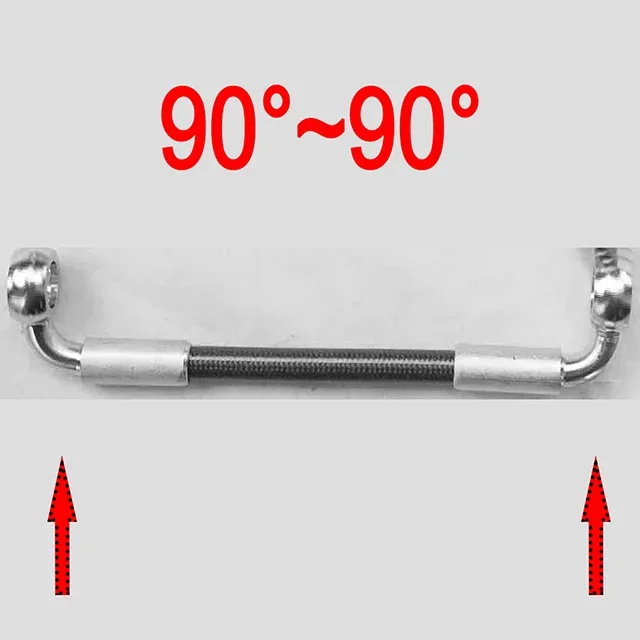 Гидравлический тормозной шланг из нержавеющей стали для квадроциклов, мотокросса, спортивных велосипедов, уличных велосипедов
Гидравлический тормозной шланг из нержавеющей стали для квадроциклов, мотокросса, спортивных велосипедов, уличных велосипедов