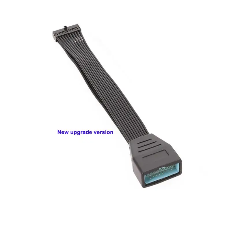 Маленький внутренний удлинитель Mini USB 3,0 19/20 Pin, переходной кабель, черный плоский провод, кабель для материнской платы 5,9 дюйма/15 см
Маленький внутренний удлинитель Mini USB 3,0 19/20 Pin, переходной кабель, черный плоский провод, кабель для материнской платы 5,9 дюйма/15 см