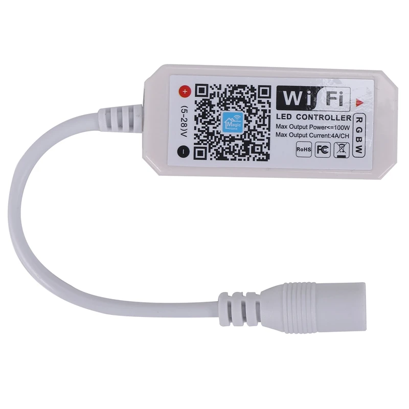Magic Home Mini RGBW Wifi Controller For Led Strip Panel Light Timing Function 16Million Colors Smartphone Control
Magic Home Mini RGBW Wifi Controller For Led Strip Panel Light Timing Function 16Million Colors Smartphone Control