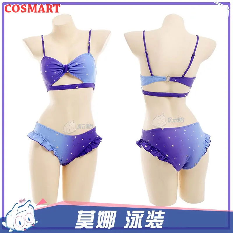 COSMART Game Genshin Impact Mona Lovely Bikini Swimsuit Swimwear Summer Cosplay Costume Women Female New
COSMART Game Genshin Impact Mona Lovely Bikini Swimsuit Swimwear Summer Cosplay Costume Women Female New