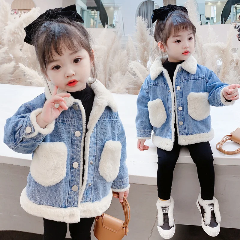 Пальто для девочек, куртка, хлопковая верхняя одежда, 2022 джинсовые теплые утепленные бархатные зимние костюмы, Рождественская ветрозащитна...
Пальто для девочек, куртка, хлопковая верхняя одежда, 2022 джинсовые теплые утепленные бархатные зимние костюмы, Рождественская ветрозащитна...