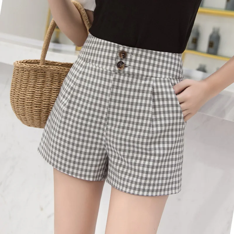 Women High Waist Plaid Printed Wide Leg Shorts Summer Korean Shorts Femme Female Harajuku Streetpants Y2K Clothes Bottoms D4018
Women High Waist Plaid Printed Wide Leg Shorts Summer Korean Shorts Femme Female Harajuku Streetpants Y2K Clothes Bottoms D4018
