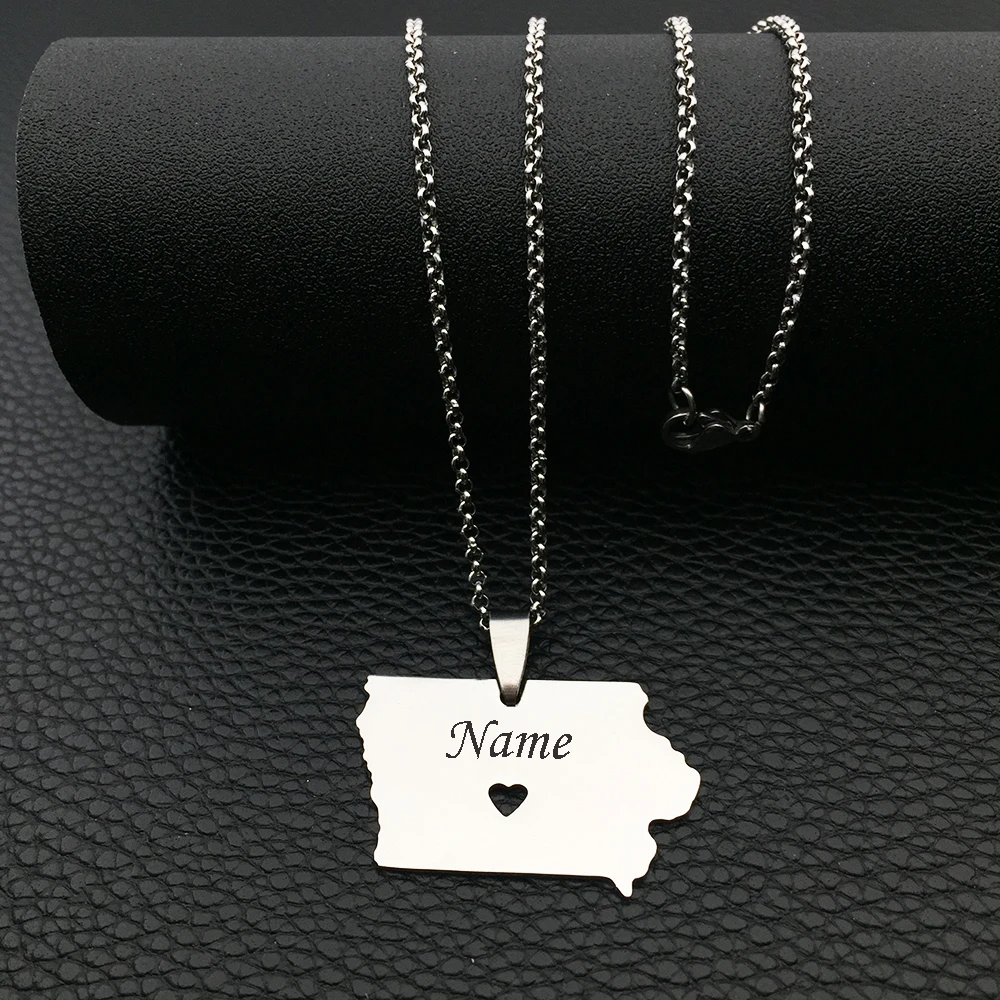 Iowa Necklace Any Words Can Be Customed High Quality Stainless Steel Iowa Jewelry Best Gift For Men And Women YP4089
Iowa Necklace Any Words Can Be Customed High Quality Stainless Steel Iowa Jewelry Best Gift For Men And Women YP4089