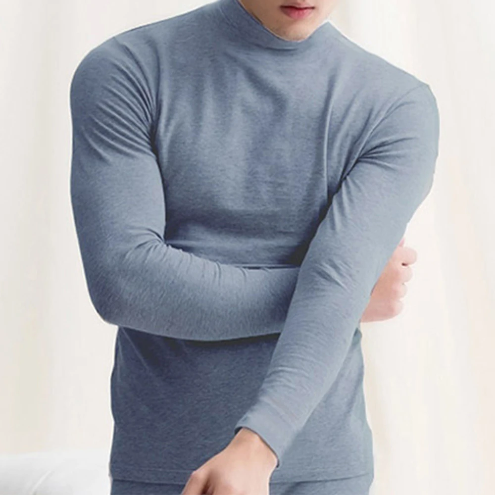 Mens Turtleneck Pullover Long Sleeve Jumper Top Slim T-Shirt Thermal Underwear Men Keep Warm Thermo Undershirt Thick Tops
Mens Turtleneck Pullover Long Sleeve Jumper Top Slim T-Shirt Thermal Underwear Men Keep Warm Thermo Undershirt Thick Tops