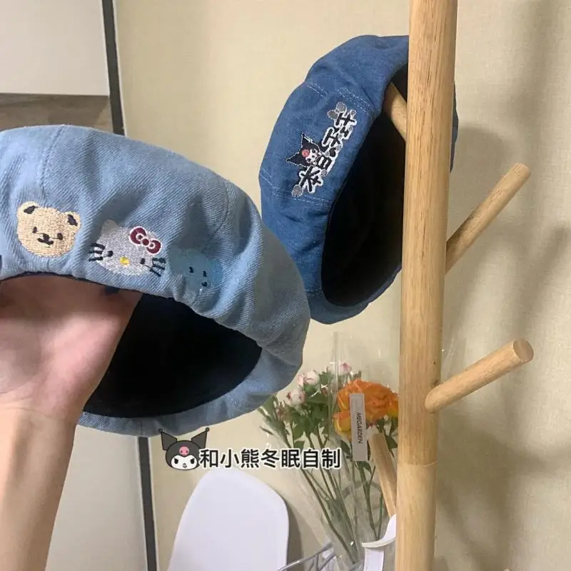 Hellokittys Kawaii Sanrio Beret Hat Cartoon Cute Creative Anime Sweet Fashion Hundred Matching Hat Girl Birthday Gift
Hellokittys Kawaii Sanrio Beret Hat Cartoon Cute Creative Anime Sweet Fashion Hundred Matching Hat Girl Birthday Gift