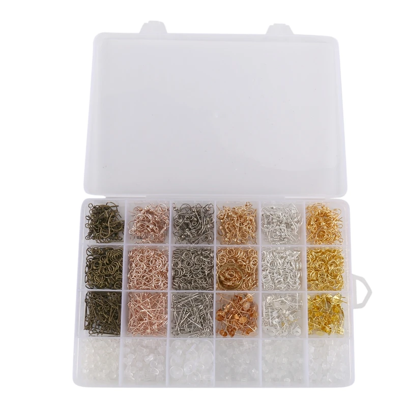 463 Pieces Earring Making Supplies Kit With Earring Hooks, Jump Rings, Earring Post, Pliers, Tweezers, Jump Ring Opener For Earr
463 Pieces Earring Making Supplies Kit With Earring Hooks, Jump Rings, Earring Post, Pliers, Tweezers, Jump Ring Opener For Earr
