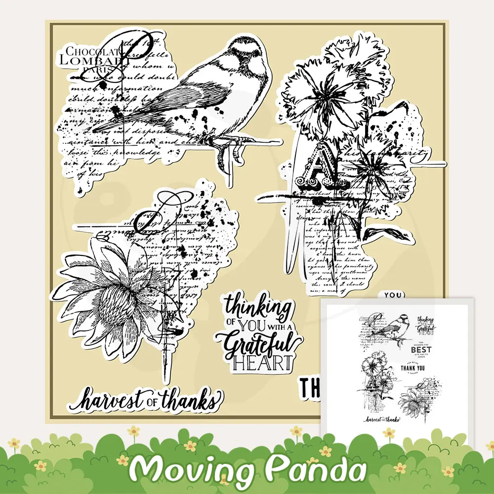Vintage Cute Birds And Flowers Clear Stamps Stencil For Decor Winter DIY Scrapbooking Embossing Silicone Stamps For Paper Cards
Vintage Cute Birds And Flowers Clear Stamps Stencil For Decor Winter DIY Scrapbooking Embossing Silicone Stamps For Paper Cards