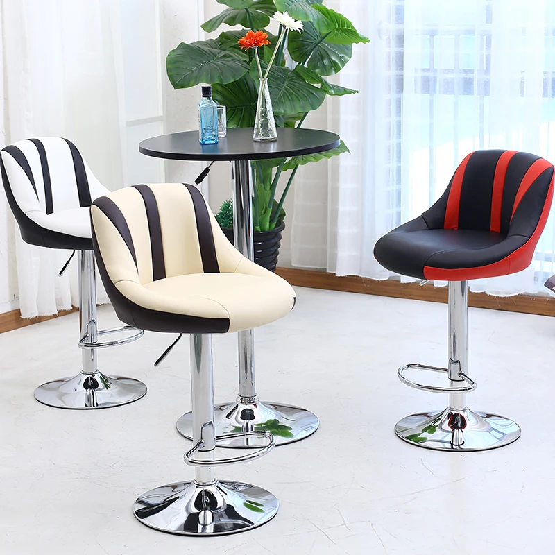Fashion beauty and manicure striped chair lifting stool pulley bar chair counter chair high foot bar stool front desk backrest
Fashion beauty and manicure striped chair lifting stool pulley bar chair counter chair high foot bar stool front desk backrest