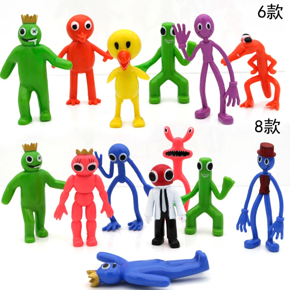 6pcs/8pcs Rainbow friends figurines Children toys Play gift games Monster series model figurines dolls
6pcs/8pcs Rainbow friends figurines Children toys Play gift games Monster series model figurines dolls