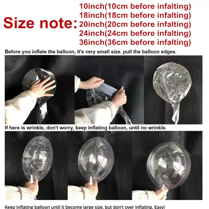 Transparent Globos Clear Balloon Helium Inflatable Bobo PVC Balloons Birthday Party Wedding Decoration Kids toy
Transparent Globos Clear Balloon Helium Inflatable Bobo PVC Balloons Birthday Party Wedding Decoration Kids toy