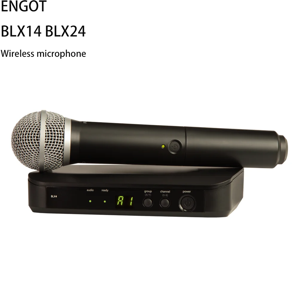 

BLX4 BL14 Wireless Microphone BLX4R Vocal System with BLX14 BLX24 PG58 SM58 BETA58 Microphone for Shure Wireless Microphone Mic