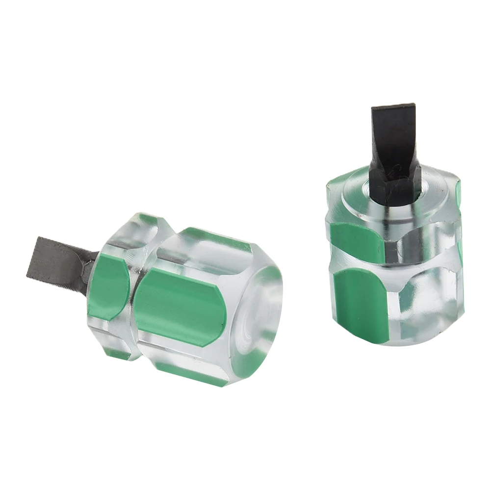 4pcs Small Portable Flat Head /Cross-Head Screw Driver Transparent Short Anti-slip Handle Screwdriver Repair Tools
4pcs Small Portable Flat Head /Cross-Head Screw Driver Transparent Short Anti-slip Handle Screwdriver Repair Tools