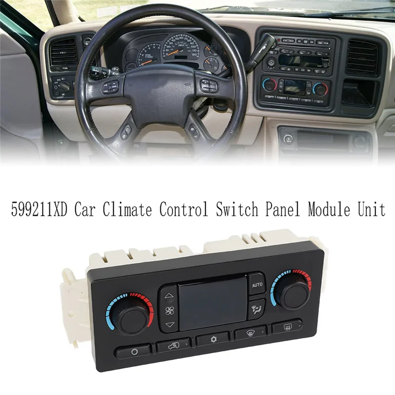 OB-599211XD Автомобильный модуль переключателя климат-контроля для Avalanche Suburban Silverado GMC Sierra Hummer H2
OB-599211XD Автомобильный модуль переключателя климат-контроля для Avalanche Suburban Silverado GMC Sierra Hummer H2