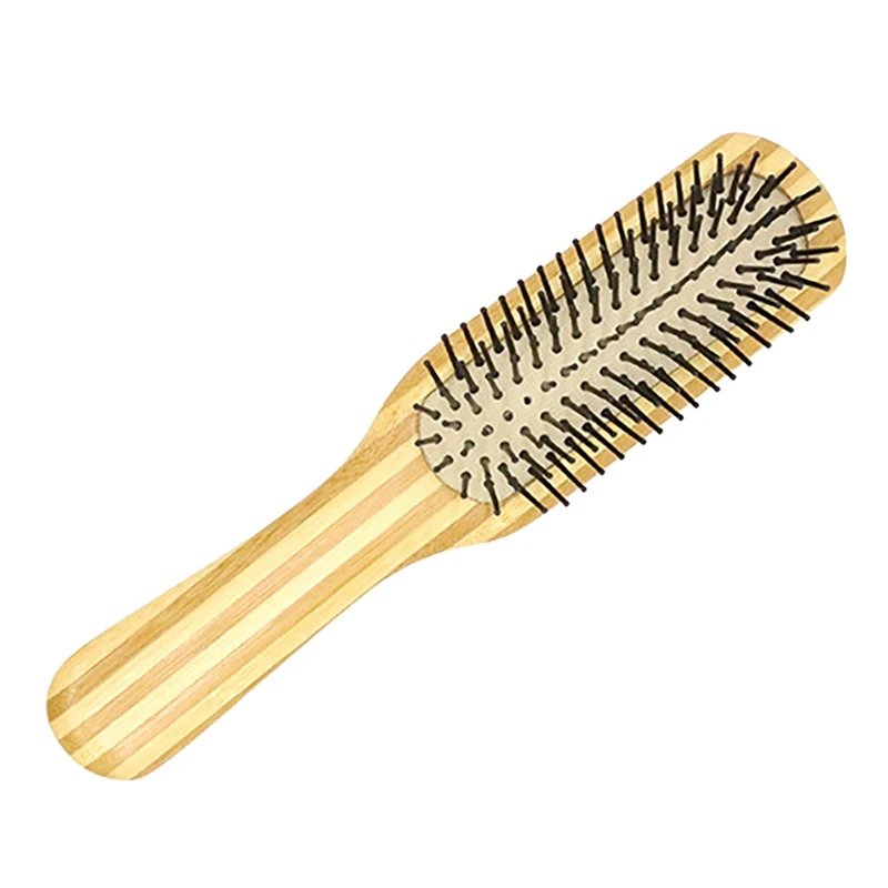Natural Bamboo Mini Paddle Detangling Bamboo Hair Brush Airbag Massage Scalp Comb Bamboo Cushion Anti-Static Hair Combs
Natural Bamboo Mini Paddle Detangling Bamboo Hair Brush Airbag Massage Scalp Comb Bamboo Cushion Anti-Static Hair Combs