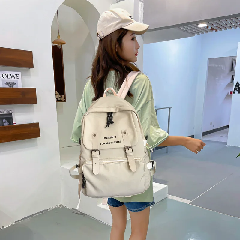 Nylon Student Backpack for Teenager Fashion Waterproof Women Backpack Shoulder Bag New Trend Female Bagpacks Large School Bags
Nylon Student Backpack for Teenager Fashion Waterproof Women Backpack Shoulder Bag New Trend Female Bagpacks Large School Bags