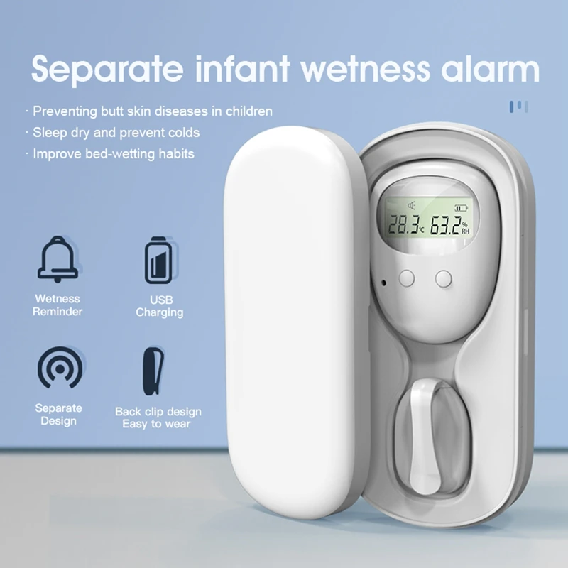 Wireless Urine Wet Alarm With Display Pee Alarm With Receiver Clip-On Transmitter For Infant Toddler Kids Elderly Adult
Wireless Urine Wet Alarm With Display Pee Alarm With Receiver Clip-On Transmitter For Infant Toddler Kids Elderly Adult