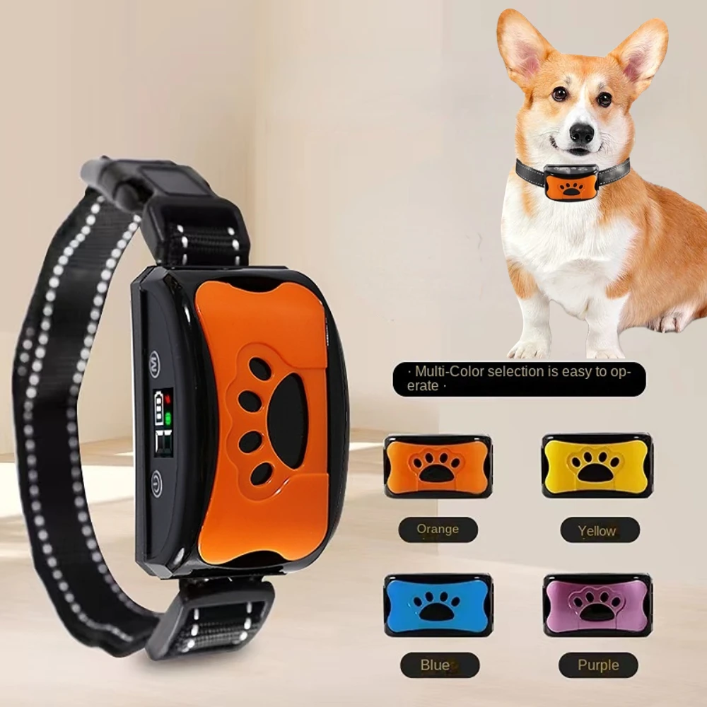 

YOKEE Pet Dog Anti Barking Device Electric Dogs Training Collar Usb Chargeable Stop Barking Vibration Anti Bark Devices