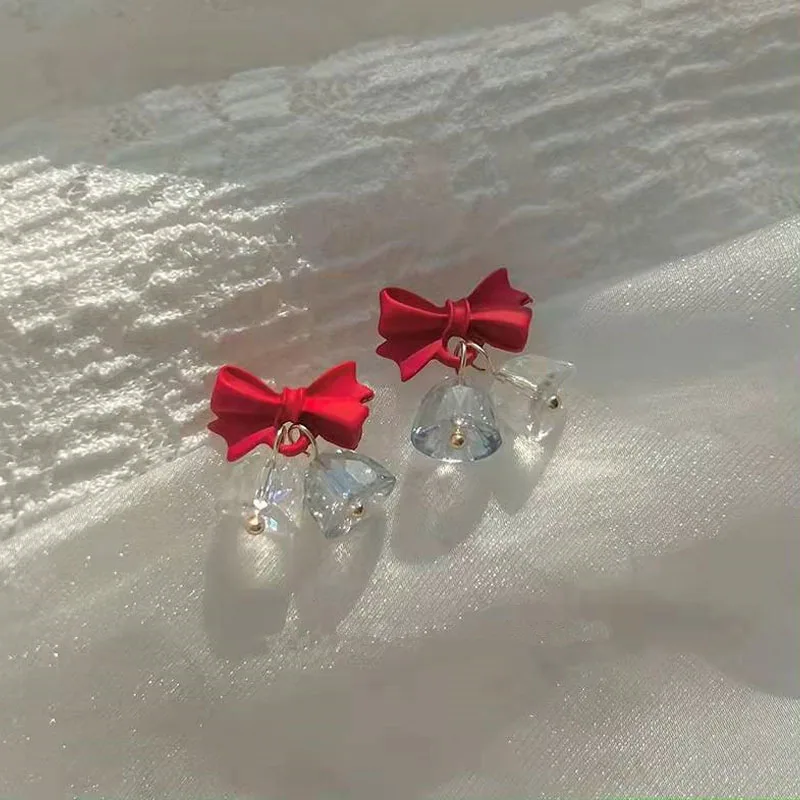 Christmas Red Bow Drop Earring For Women Temperament Heart Bowknot Bell Shape Earring Girls New Year Festival Jewelry
Christmas Red Bow Drop Earring For Women Temperament Heart Bowknot Bell Shape Earring Girls New Year Festival Jewelry