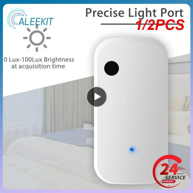 1/2PCS Tuya Wifi Light Sensor Smart Illuminance Brightness Detector Sensor Smart Home Illumination Automation Smart life
1/2PCS Tuya Wifi Light Sensor Smart Illuminance Brightness Detector Sensor Smart Home Illumination Automation Smart life