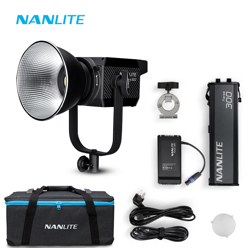 Nanlite Forza 300W forza300B 5600K фотосветильник освещение нарусветильник светодиодный COB свет Bowens установка светильник s студийное оборудование
Nanlite Forza 300W forza300B 5600K фотосветильник освещение нарусветильник светодиодный COB свет Bowens установка светильник s студийное оборудование