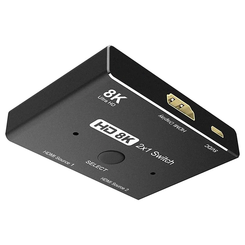 Лучшие предложения 8K HDMI-совместимый переключатель 2,1 квм 2 в 1 выход Ultra HD переключатель для компьютера ноутбука 2 источника на 1 дисплей
Лучшие предложения 8K HDMI-совместимый переключатель 2,1 квм 2 в 1 выход Ultra HD переключатель для компьютера ноутбука 2 источника на 1 дисплей