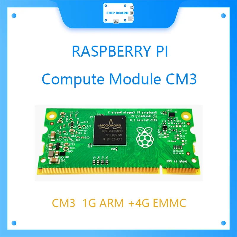 RASPBERRY PI Compute Module CM3+ Lite/8GB/16GB/32GB eMMC Flash Memory Broadcom BCM2837B0 1GB LPDDR2 SDRAM
RASPBERRY PI Compute Module CM3+ Lite/8GB/16GB/32GB eMMC Flash Memory Broadcom BCM2837B0 1GB LPDDR2 SDRAM