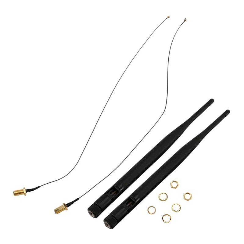 3Dbi Indoor Omnidirectional Antenna Kit With 2X3dbi 2.4Ghz 5Ghz Dual Band Wifi RP-SMA Antenna+2X35cm U.Fl/IPEX Cable
3Dbi Indoor Omnidirectional Antenna Kit With 2X3dbi 2.4Ghz 5Ghz Dual Band Wifi RP-SMA Antenna+2X35cm U.Fl/IPEX Cable