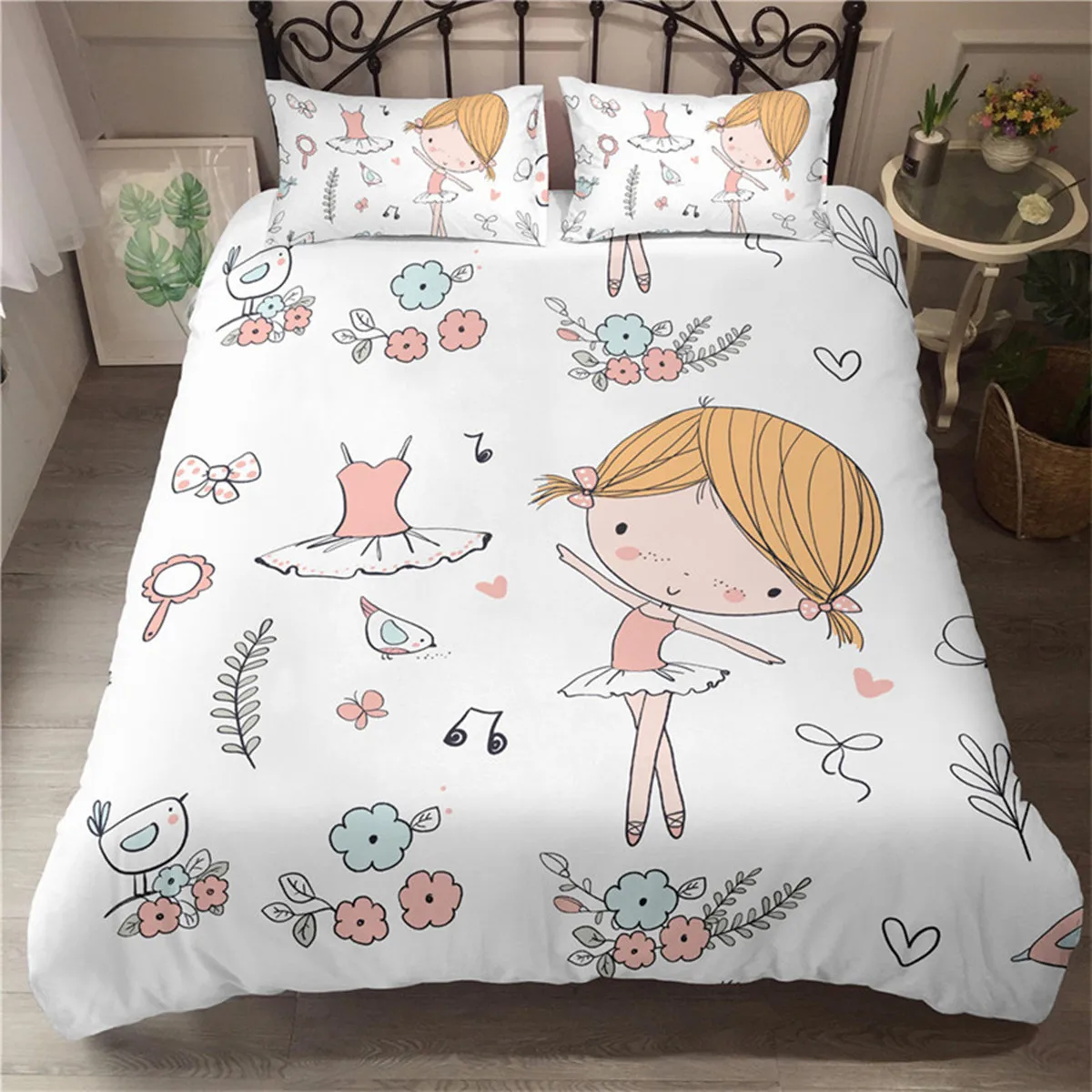 Cartoon Ballet Girl Pink Duvet Cover Microfiber Cute Ballet Princess Dancer for Children Teens Kawaii for Room Decor Quilt Cover
Cartoon Ballet Girl Pink Duvet Cover Microfiber Cute Ballet Princess Dancer for Children Teens Kawaii for Room Decor Quilt Cover