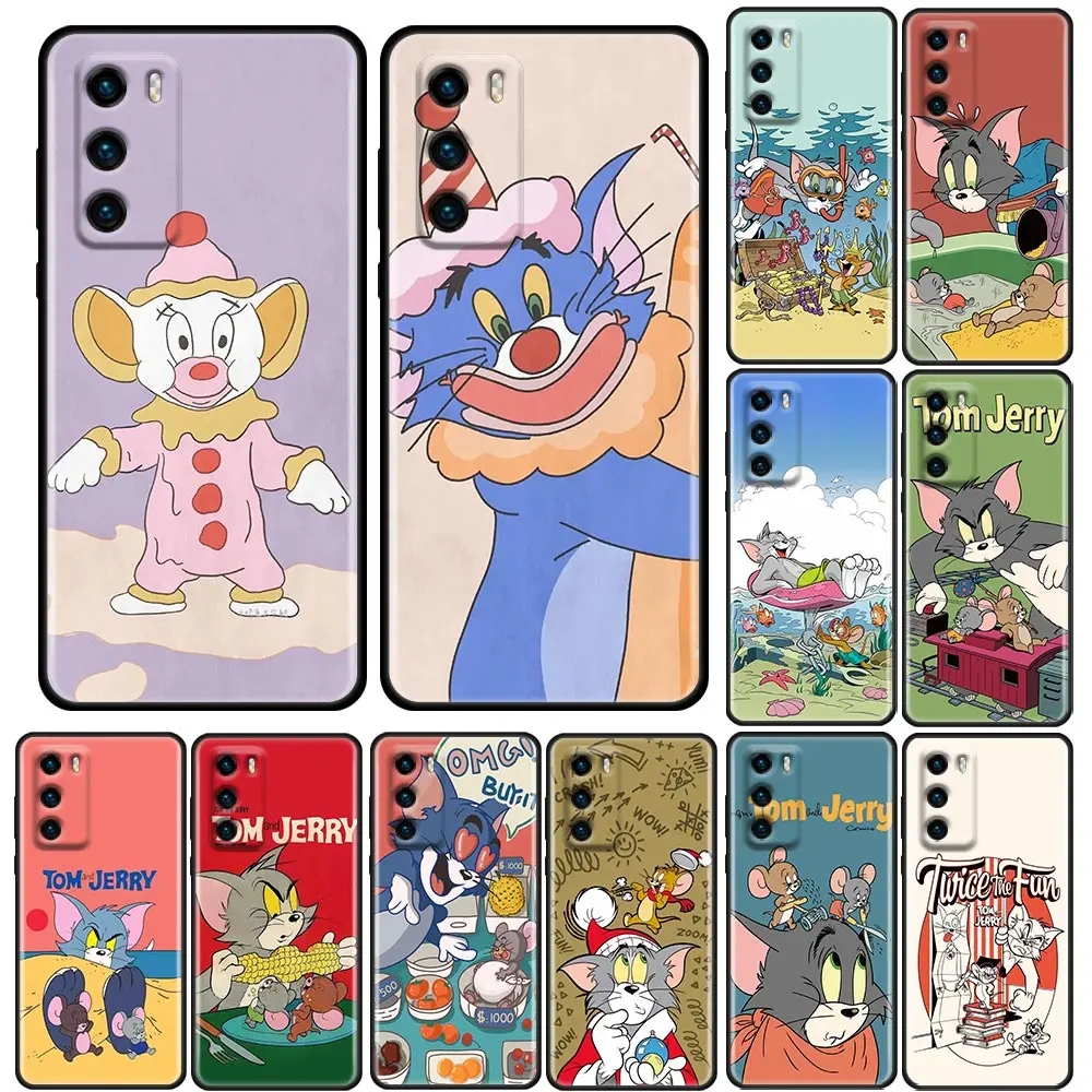 Cartoon Cat and Mouse Anime Phone Case For Huawei P50 P50E P40 P30 P20 P10 Smart 2021 Pro Lite 5G Plus Black Cover Fundas Coques
Cartoon Cat and Mouse Anime Phone Case For Huawei P50 P50E P40 P30 P20 P10 Smart 2021 Pro Lite 5G Plus Black Cover Fundas Coques